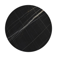 Επιφάνεια τραπεζιού Relian pakoworld HPL μαύρο όψη μαρμάρου Φ69εκ πάχους 12mm Επιφάνεια τραπεζιού Relian pakoworld HPL μαύρο όψη μαρμάρου Φ69εκ πάχους 12mm