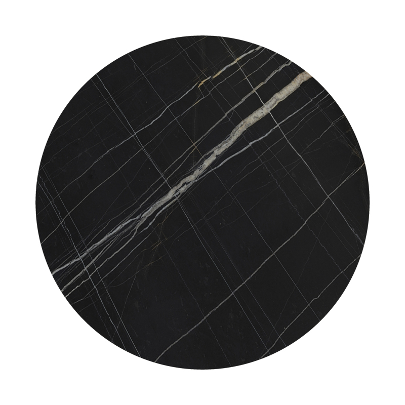 Επιφάνεια τραπεζιού Relian pakoworld HPL μαύρο όψη μαρμάρου Φ69εκ πάχους 12mm Επιφάνεια τραπεζιού Relian pakoworld HPL μαύρο όψη μαρμάρου Φ69εκ πάχους 12mm