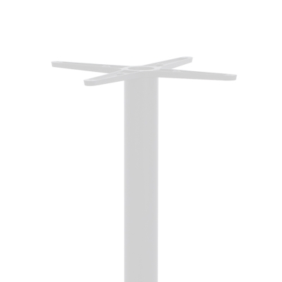 Βάση τραπεζιού bar Closet pakoworld μεταλλική λευκή-μαύρη Φ40x108εκ Βάση τραπεζιού bar Closet pakoworld μεταλλική λευκή-μαύρη Φ40x108εκ