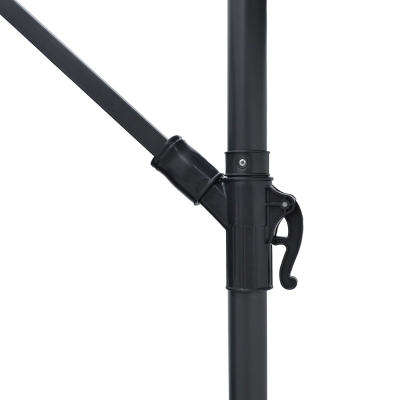 Ομπρέλα με βάση Jiopel pakoworld μονοκόμματος ιστός αλουμίνιο-ύφασμα μπεζ-γκρι Φ3m Ομπρέλα με βάση Jiopel pakoworld μονοκόμματος ιστός αλουμίνιο-ύφασμα μπεζ-γκρι Φ3m