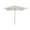 Ομπρέλα επαγγελματική Solis pakoworld μέταλλο - αλουμίνιο μονοκόμματος ιστός σε λευκή-άμμου απόχρωση 250x250x235εκ