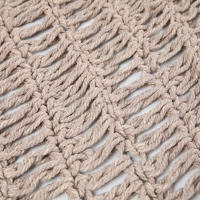 Δίχτυ σκίασης Shelto pakoworld μακραμέ poly-cotton σε μπεζ απόχρωση 300x400x27εκ Δίχτυ σκίασης Shelto pakoworld μακραμέ poly-cotton σε μπεζ απόχρωση 300x400x27εκ