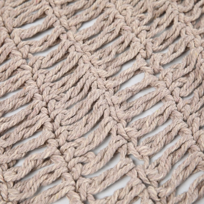 Δίχτυ σκίασης Shelto pakoworld μακραμέ poly-cotton σε μπεζ απόχρωση 400x400x27εκ Δίχτυ σκίασης Shelto pakoworld μακραμέ poly-cotton σε μπεζ απόχρωση 400x400x27εκ