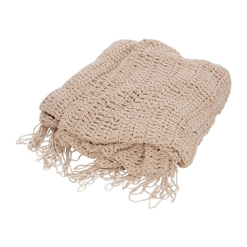 Δίχτυ σκίασης Shelto pakoworld μακραμέ poly-cotton σε μπεζ απόχρωση 400x400x27εκ Δίχτυ σκίασης Shelto pakoworld μακραμέ poly-cotton σε μπεζ απόχρωση 400x400x27εκ