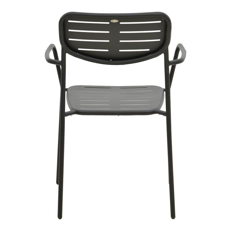 Πολυθρόνα Deraby pakoworld στοιβαζόμενη μαύρο μέταλλο 56x45.5x83εκ Πολυθρόνα Deraby pakoworld στοιβαζόμενη μαύρο μέταλλο 56x45.5x83εκ