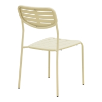 Καρέκλα Deraby pakoworld στοιβαζόμενη κρεμ μέταλλο 52.5x45.5x83εκ Καρέκλα Deraby pakoworld στοιβαζόμενη κρεμ μέταλλο 52.5x45.5x83εκ