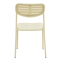 Καρέκλα Deraby pakoworld στοιβαζόμενη κρεμ μέταλλο 52.5x45.5x83εκ Καρέκλα Deraby pakoworld στοιβαζόμενη κρεμ μέταλλο 52.5x45.5x83εκ