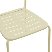 Καρέκλα Deraby pakoworld στοιβαζόμενη κρεμ μέταλλο 52.5x45.5x83εκ Καρέκλα Deraby pakoworld στοιβαζόμενη κρεμ μέταλλο 52.5x45.5x83εκ