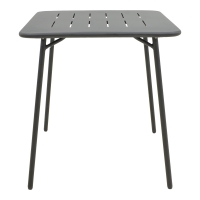 Τραπέζι Moraja pakoworld μαύρο μέταλλο 70x70x73εκ