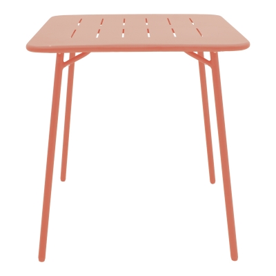 Τραπέζι Moraja pakoworld terracotta μέταλλο 70x70x73εκ