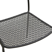 Πολυθρόνα Federal pakoworld στοιβαζόμενη μαύρο μέταλλο 57x58x81.5εκ Πολυθρόνα Federal pakoworld στοιβαζόμενη μαύρο μέταλλο 57x58x81.5εκ