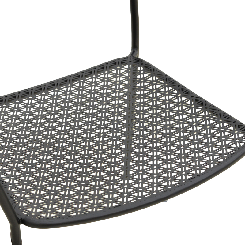 Πολυθρόνα Federal pakoworld στοιβαζόμενη μαύρο μέταλλο 57x58x81.5εκ Πολυθρόνα Federal pakoworld στοιβαζόμενη μαύρο μέταλλο 57x58x81.5εκ