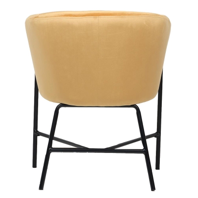 Πολυθρόνα Julia pakoworld βελούδο κίτρινο 61x57x74εκ Πολυθρόνα Julia pakoworld βελούδο κίτρινο 61x57x74εκ