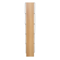 Βιβλιοθήκη mini Tars pakoworld sonoma-μαύρο 50x22x150εκ Βιβλιοθήκη mini Tars pakoworld sonoma-μαύρο 50x22x150εκ