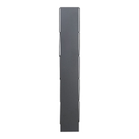 Βιβλιοθήκη mini Tars pakoworld ανθρακί-μαύρο 50x22x150εκ Βιβλιοθήκη mini Tars pakoworld ανθρακί-μαύρο 50x22x150εκ