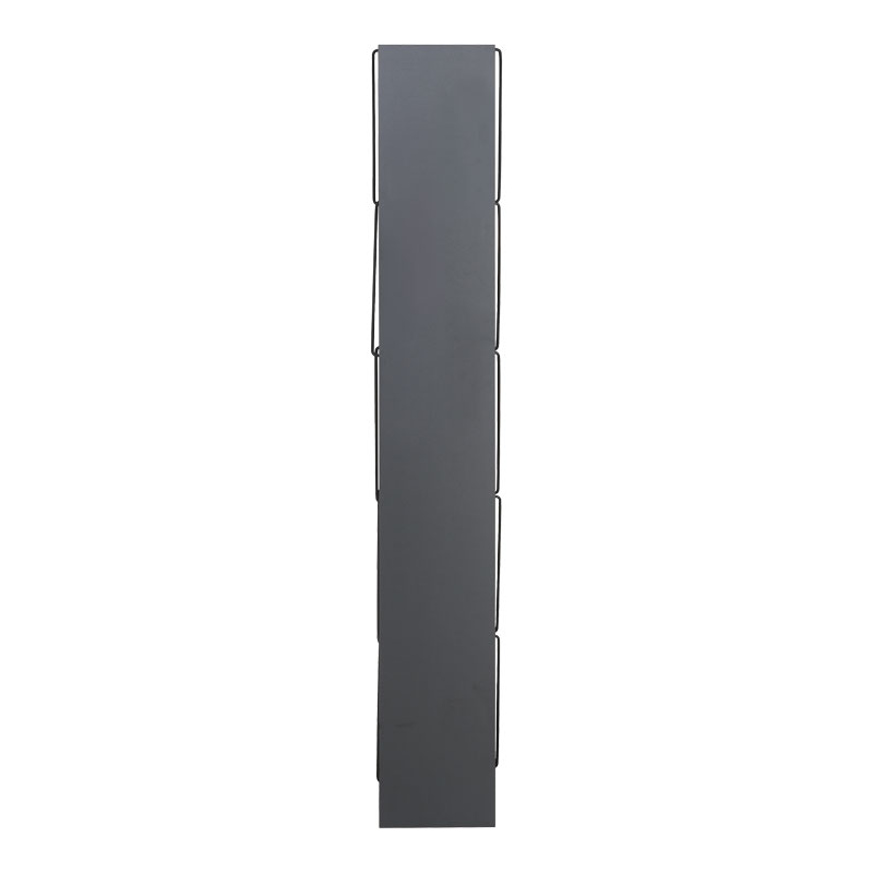 Βιβλιοθήκη mini Tars pakoworld ανθρακί-μαύρο 50x22x150εκ Βιβλιοθήκη mini Tars pakoworld ανθρακί-μαύρο 50x22x150εκ