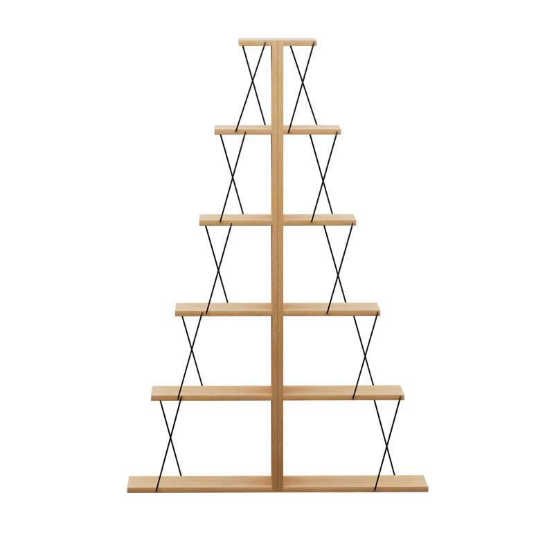 Βιβλιοθήκη mini Tars pakoworld sonoma-μαύρο 130x22x146εκ Βιβλιοθήκη mini Tars pakoworld sonoma-μαύρο 130x22x146εκ