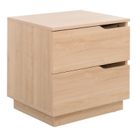 Κομοδίνο Verena I pakoworld σε φυσική απόχρωση 48x40x48εκ