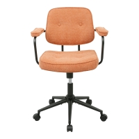 Καρέκλα γραφείου Leberta pakoworld terracotta ύφασμα 64x63,5x86-96εκ Καρέκλα γραφείου Leberta pakoworld terracotta ύφασμα 64x63,5x86-96εκ