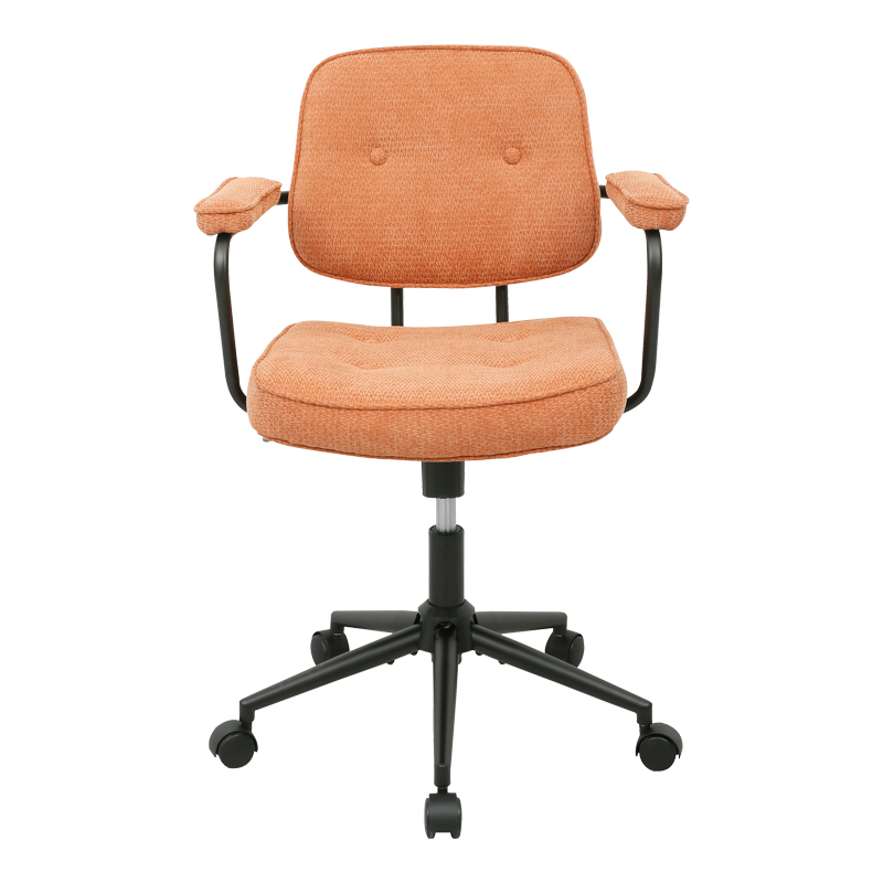 Καρέκλα γραφείου Leberta pakoworld terracotta ύφασμα 64x63,5x86-96εκ Καρέκλα γραφείου Leberta pakoworld terracotta ύφασμα 64x63,5x86-96εκ