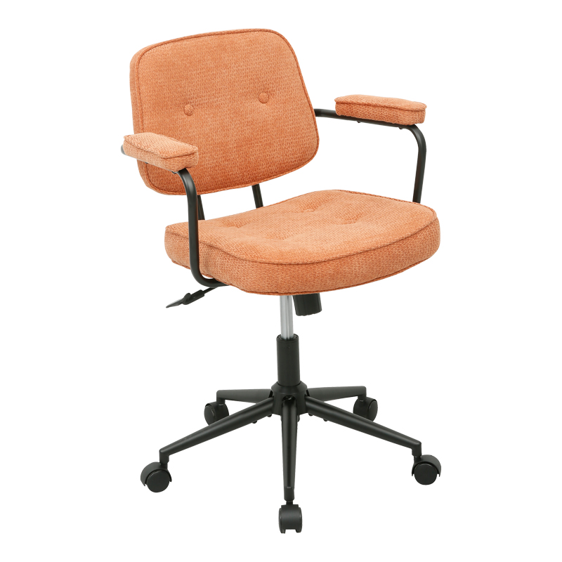 Καρέκλα γραφείου Leberta pakoworld terracotta ύφασμα 64x63,5x86-96εκ Καρέκλα γραφείου Leberta pakoworld terracotta ύφασμα 64x63,5x86-96εκ