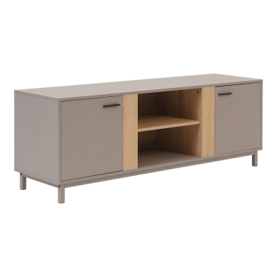 Έπιπλο τηλεόρασης Polenio pakoworld cappuccino με φυσικό 150x40x53εκ Έπιπλο τηλεόρασης Polenio pakoworld cappuccino με φυσικό 150x40x53εκ