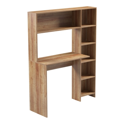 Γραφείο με βιβλιοθήκη Janson pakoworld oak 113.2x40x141.8εκ Γραφείο με βιβλιοθήκη Janson pakoworld oak 113.2x40x141.8εκ
