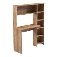 Γραφείο με βιβλιοθήκη Janson pakoworld σε oak απόχρωση 113.2x40x141.8εκ Γραφείο με βιβλιοθήκη Janson pakoworld σε oak απόχρωση 113.2x40x141.8εκ