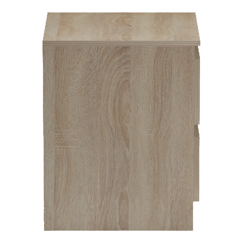 Κομοδίνο Verena pakoworld sonoma-ανθρακί 40x40x50εκ Κομοδίνο Verena pakoworld sonoma-ανθρακί 40x40x50εκ