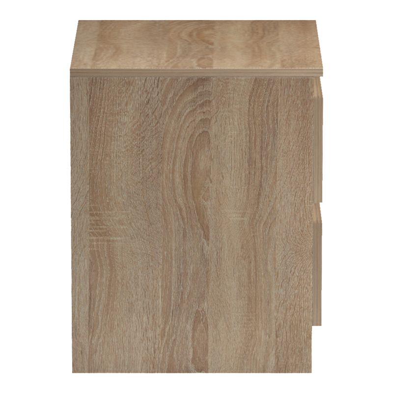 Κομοδίνο Verena pakoworld sonoma-λευκό 40x40x50εκ Κομοδίνο Verena pakoworld sonoma-λευκό 40x40x50εκ