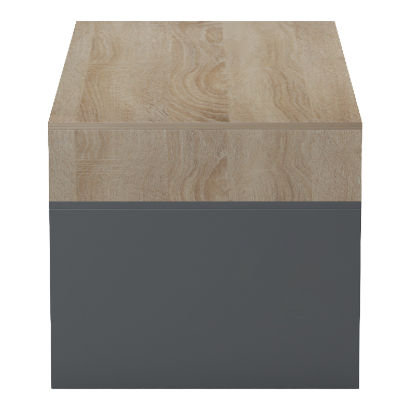 Τραπέζι σαλονιού Consa pakoworld sonoma - ανθρακί 120x60x52.8εκ Τραπέζι σαλονιού Consa pakoworld sonoma - ανθρακί 120x60x52.8εκ