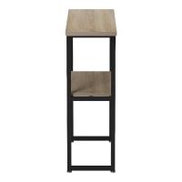 Κονσόλα Solain pakoworld sonoma-μαύρο μέταλλο 79x29x85εκ