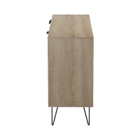 Μπουφές Balain pakoworld sonoma-ανθρακί 142x35.5x83εκ