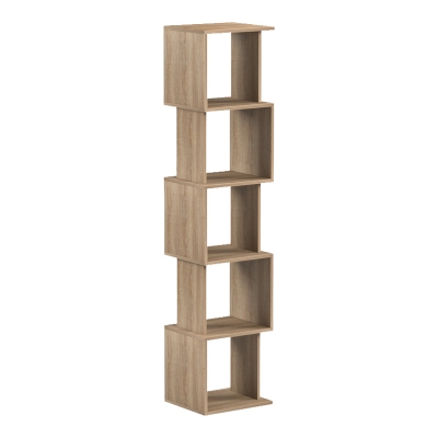 Βιβλιοθήκη Cubik pakoworld sonoma 35x30x161εκ Βιβλιοθήκη Cubik pakoworld sonoma 35x30x161εκ