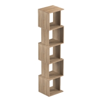 Βιβλιοθήκη Cubik pakoworld sonoma 35x30x161εκ
