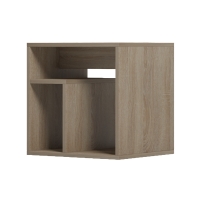 Κομοδίνο Doublo pakoworld sonoma 40x35x40εκ Κομοδίνο Doublo pakoworld sonoma 40x35x40εκ