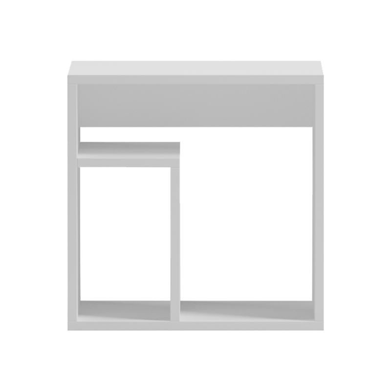 Βοηθητικό τραπέζι Doublo pakoworld λευκό 40x35x40εκ Βοηθητικό τραπέζι Doublo pakoworld λευκό 40x35x40εκ