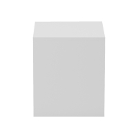 Βοηθητικό τραπέζι Doublo pakoworld λευκό 40x35x40εκ