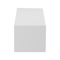 Έπιπλο τηλεόρασης επιτοίχιο με Led Rival pakoworld λευκό 120x35x30εκ