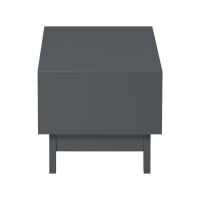 Τραπέζι σαλονιού Judas pakoworld ανθρακί-sonoma 90x45x38.5εκ