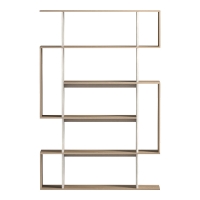 Βιβλιοθήκη Mito pakoworld sonoma - μπεζ μαρμάρου 108.5x25x161εκ Βιβλιοθήκη Mito pakoworld sonoma - μπεζ μαρμάρου 108.5x25x161εκ