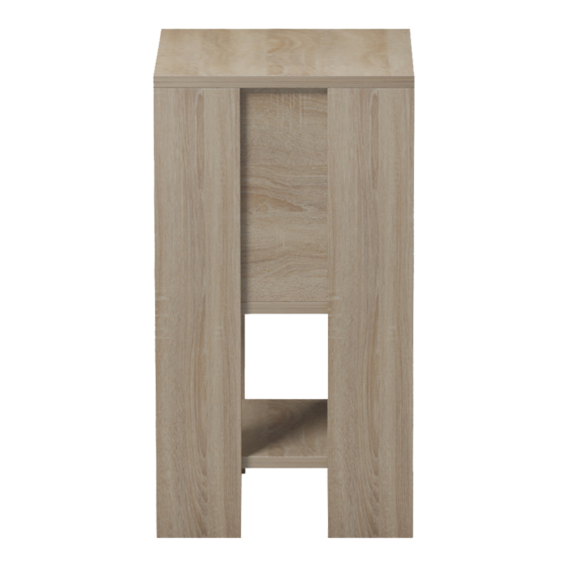 Κομοδίνο Reppo pakoworld sonoma-ανθρακί 30x30x55εκ Κομοδίνο Reppo pakoworld sonoma-ανθρακί 30x30x55εκ