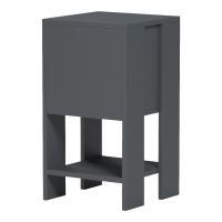 Κομοδίνο Reppo pakoworld ανθρακί 30x30x55εκ Κομοδίνο Reppo pakoworld ανθρακί 30x30x55εκ