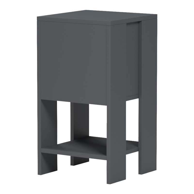 Κομοδίνο Reppo pakoworld ανθρακί 30x30x55εκ Κομοδίνο Reppo pakoworld ανθρακί 30x30x55εκ