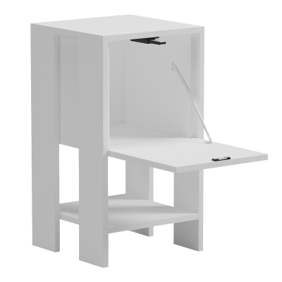 Κομοδίνο Reppo pakoworld λευκό 30x30x55εκ Κομοδίνο Reppo pakoworld λευκό 30x30x55εκ