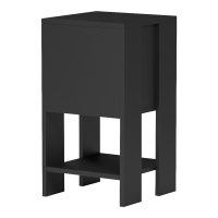 Κομοδίνο Reppo pakoworld μαύρο 30x30x55εκ Κομοδίνο Reppo pakoworld μαύρο 30x30x55εκ