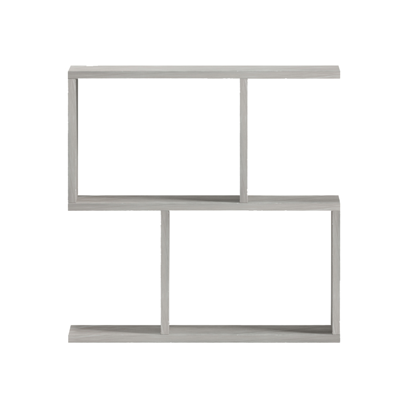 Βοηθητικό τραπέζι-βιβλιοθήκη Wesmol pakoworld γκρι όψη μαρμάρου 50x20x50εκ