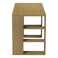 Γραφείο με ραφιέρα Colmar pakoworld σε ανοιχτό καρυδί 140x60x75εκ Γραφείο με ραφιέρα Colmar pakoworld σε ανοιχτό καρυδί 140x60x75εκ