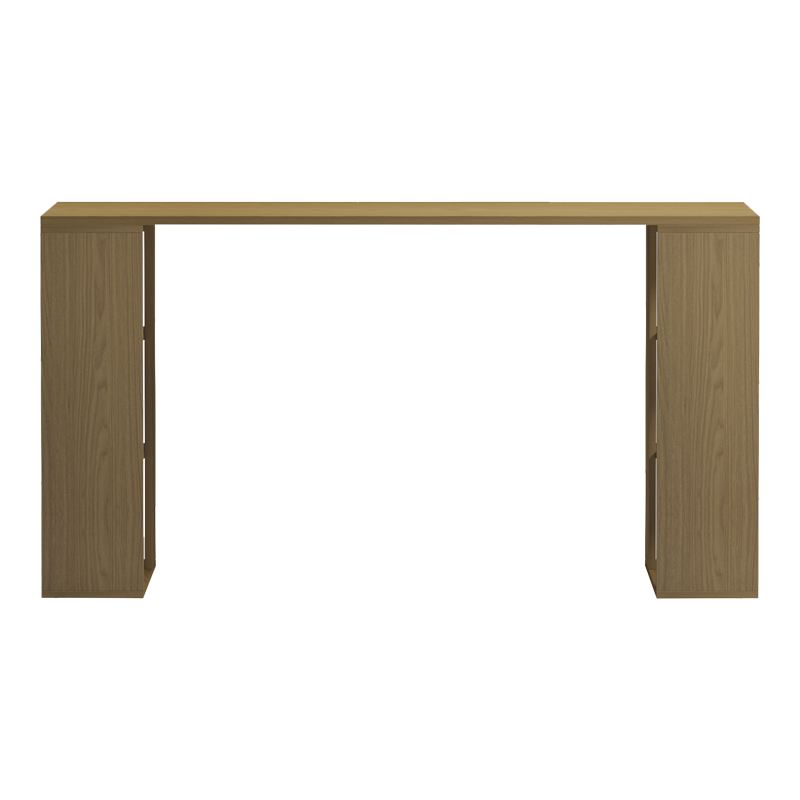 Γραφείο με ραφιέρα Colmar pakoworld σε ανοιχτό καρυδί 140x60x75εκ Γραφείο με ραφιέρα Colmar pakoworld σε ανοιχτό καρυδί 140x60x75εκ