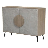 Μπουφές Gora pakoworld sonoma-μπεζ οψη μαρμαρου 110x35.5x82εκ Μπουφές Gora pakoworld sonoma-μπεζ οψη μαρμαρου 110x35.5x82εκ